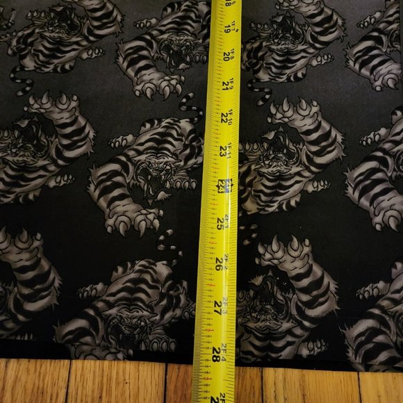 JNCO Jeans Angry Tiger Men's Button Down Front Short Sleeve Shirt Size XL - Picture 7 of 8